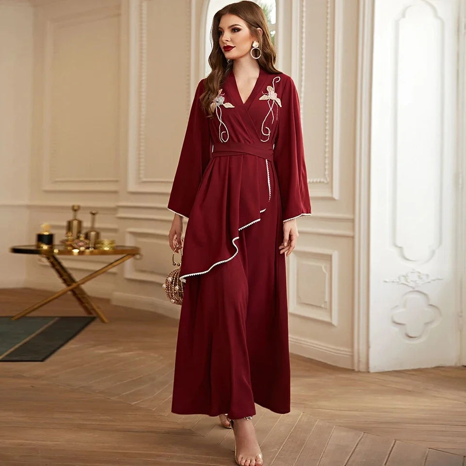 Ramadan Muslim Women Kaftan Abaya Dubai Turkey Dresses
