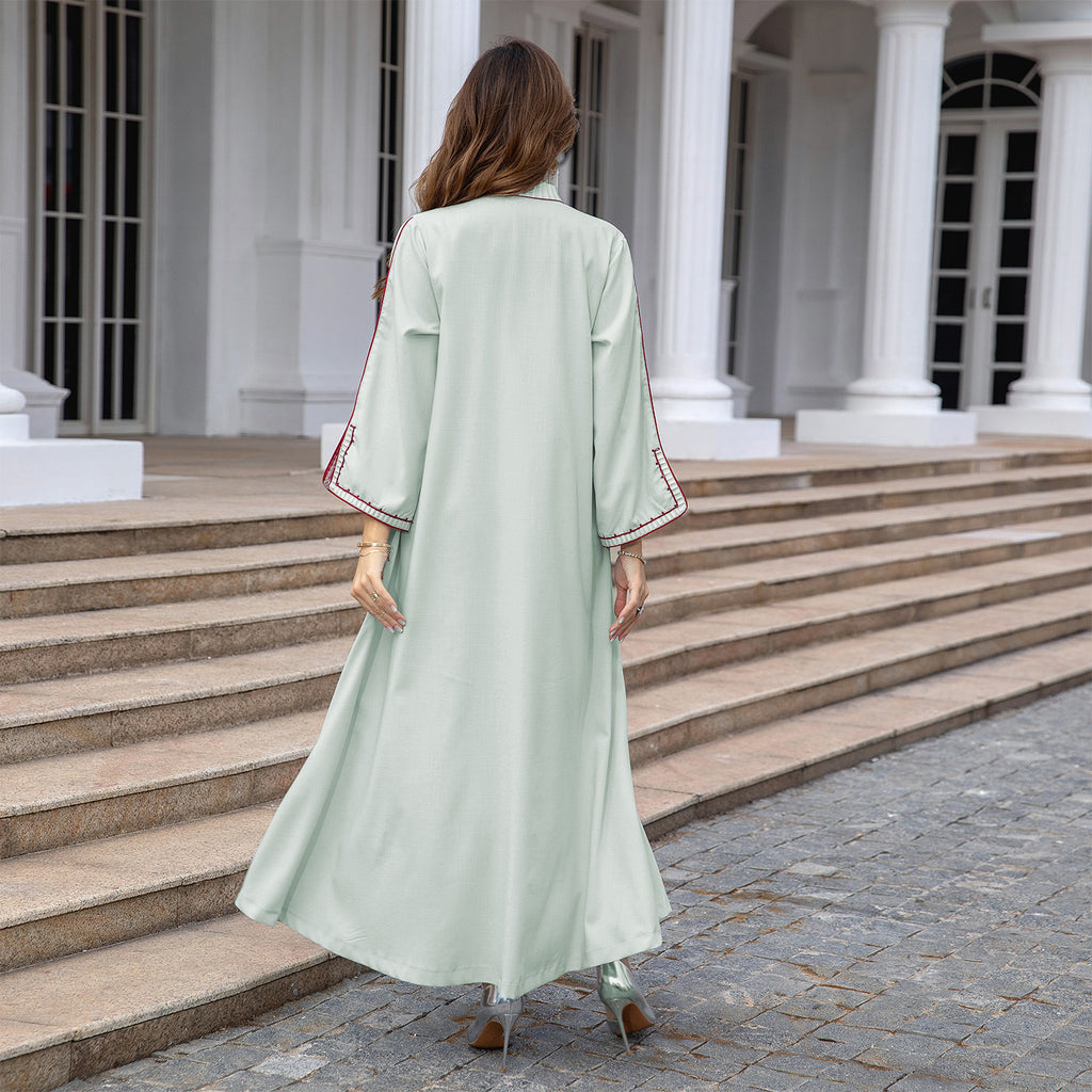 Muslim Middle East Embroidery Dress