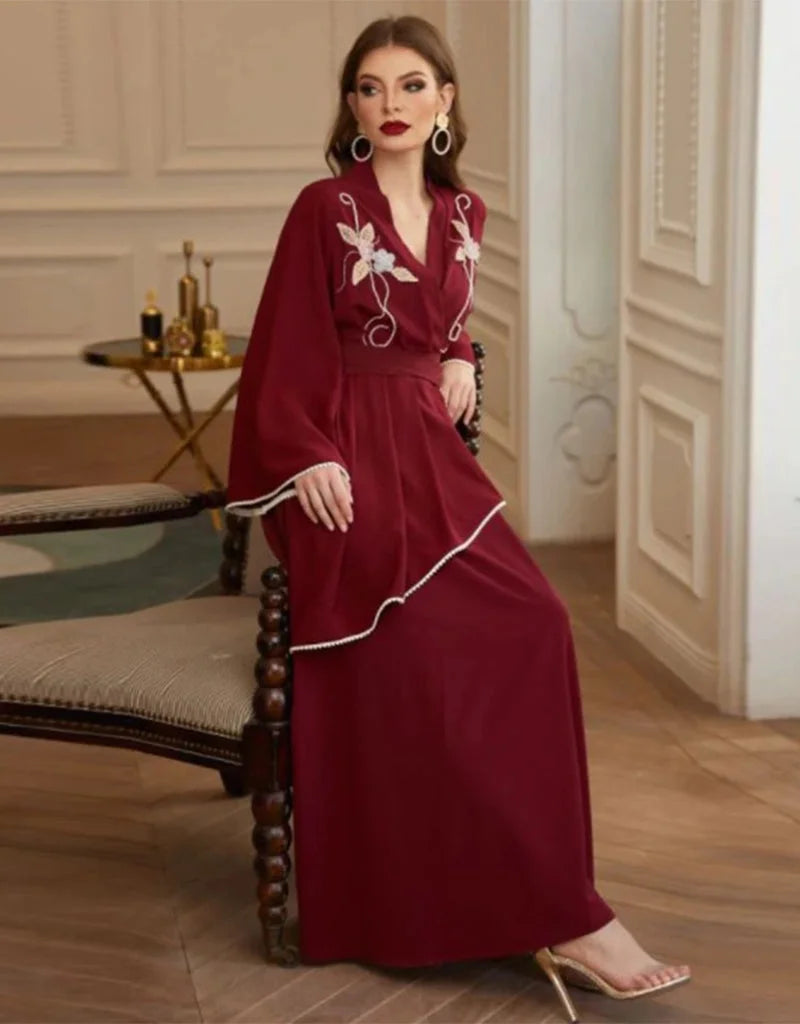 Ramadan Muslim Women Kaftan Abaya Dubai Turkey Dresses